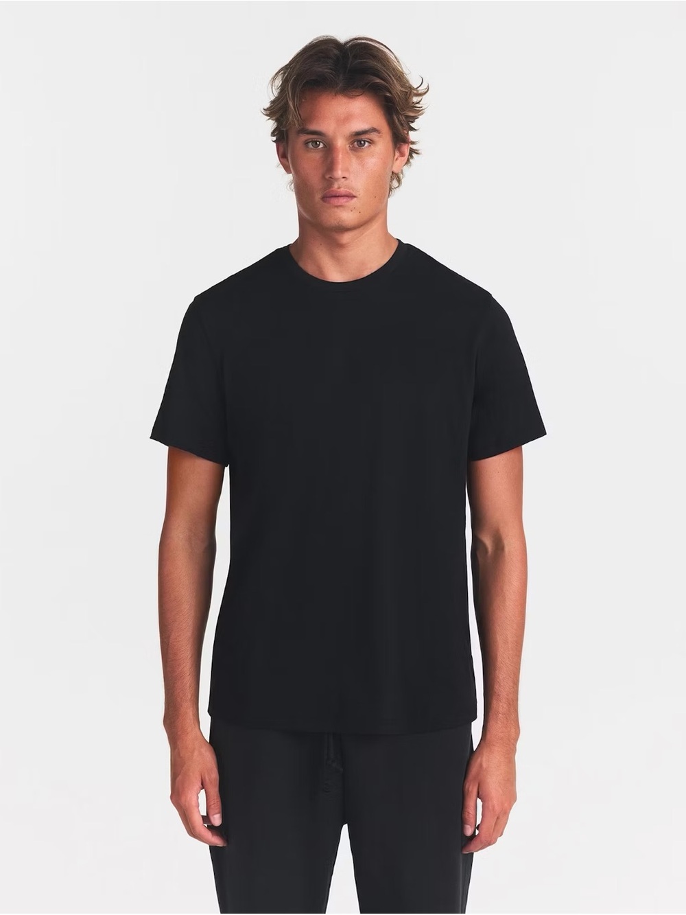 SKIMS Men’s Cotton Classic T-Shirt Onyx Black XL NWOT
